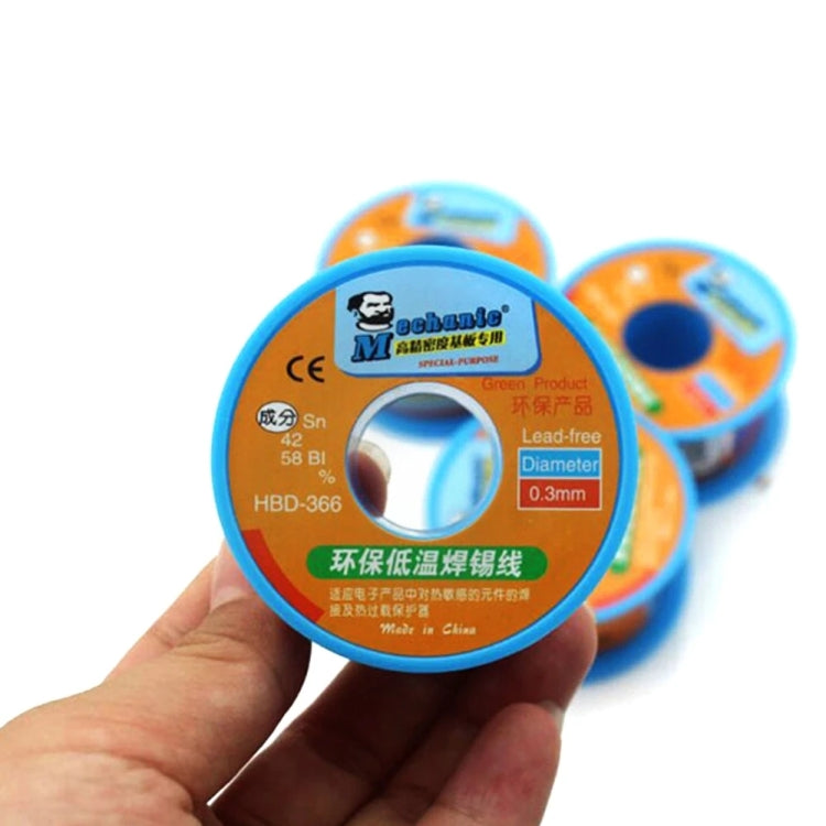 Mechanic HBD-366 100g Tin Solder Wire Lead-Free Solder Melt Rosin Core, 0.3mm, 0.4mm, 0.5mm, 0.6mm, 0.8mm