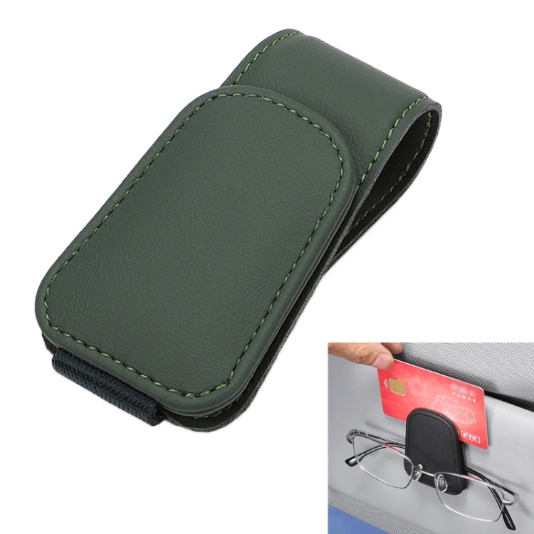 Car Sun Visor Glasses Holder Multifunctional Card Clip Storage Rack