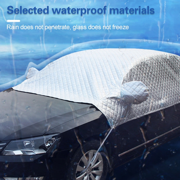 Car Half-cover Car Clothing Sunscreen Heat Insulation Sun Nisor, Aluminum Foil, Aluminum Foil 3.6x1.6x1.5m, Aluminum Foil 3.9×1.7×1.5m, Aluminum Foil 4.3×1.8×1.5m, Aluminum Foil 4.3x1.7x1.5m, Aluminum Foil 4.3x1.8x1.6m, Aluminum Foil 4.5x1.8x1.7m      ...