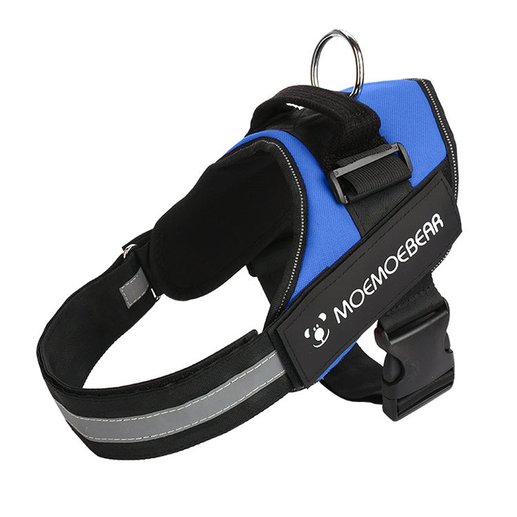 Pet Dog Anti Sprint Oxford Cloth K9 Chest Strap Traction Rope Strap, Size:S for 6-14kg(Blue)
