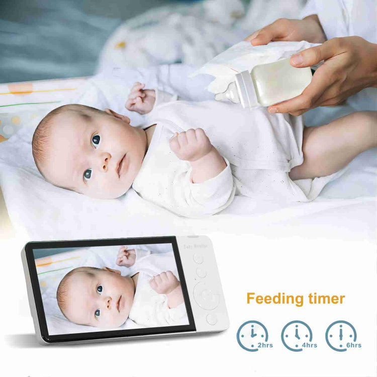 ABM700 5 inch Wireless Video Night Vision Baby Monitor Security Camera(US Plug)