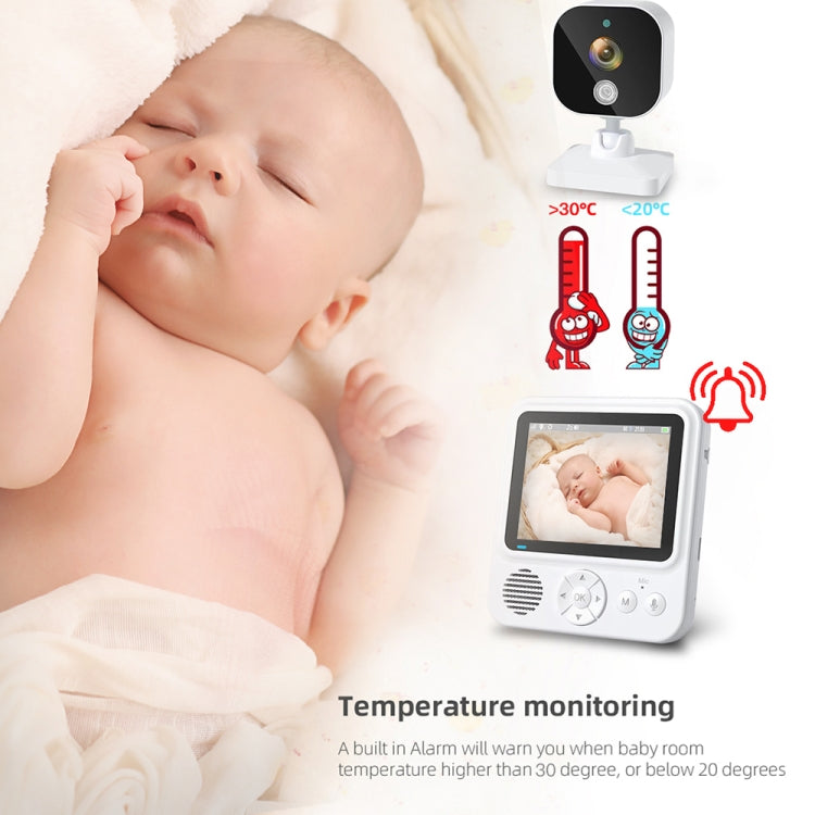 ABM900 2.8 inch Wireless Video Night Vision Baby Monitor Security Camera(US Plug)