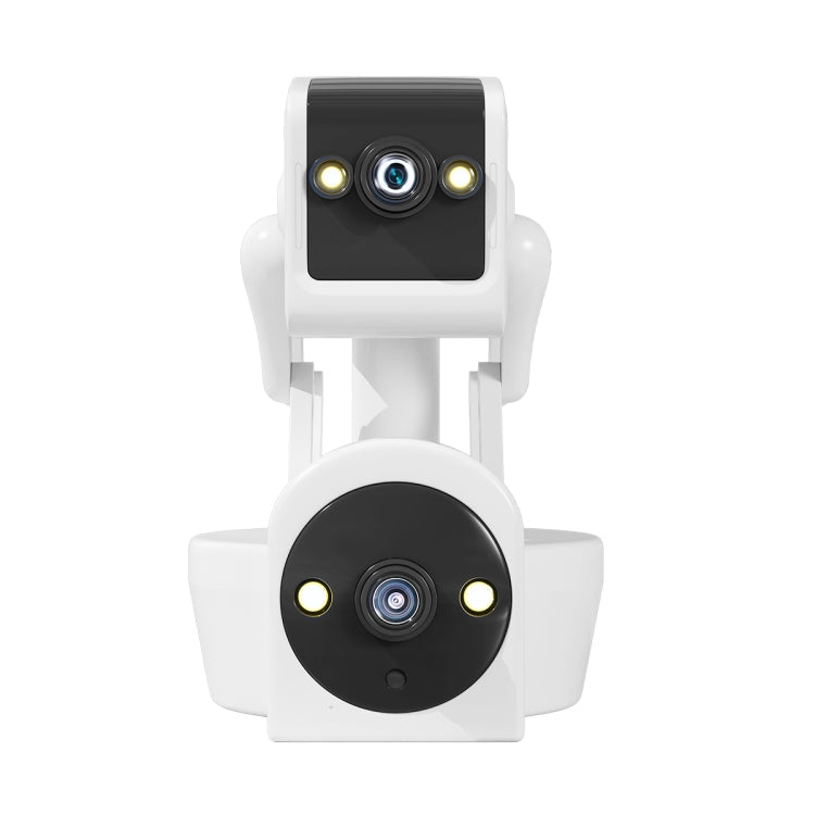 ESCAM PT212 4MP Dual Lens Robot Dog WiFi Camera Supports Cloud Storage/Two-way Audio/Night Vision, Specification:UK Plug