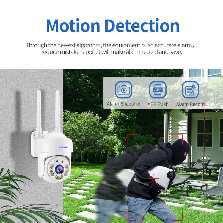 ESCAM TV114 4MP WiFi Camera Support Two-Way Voice & Night Vision & Motion Detection, Specification:AU Plug