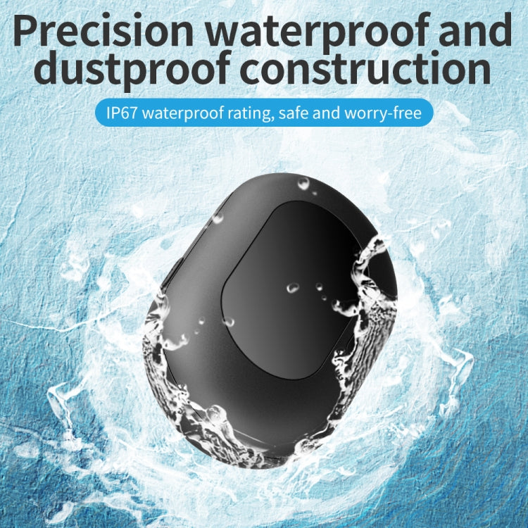 V41 Smart GPS Tracker IP67 Waterproof Pet Anti-loss Positioner, Version:4G  Version-A for Europe Asia Africa Australia(Black)