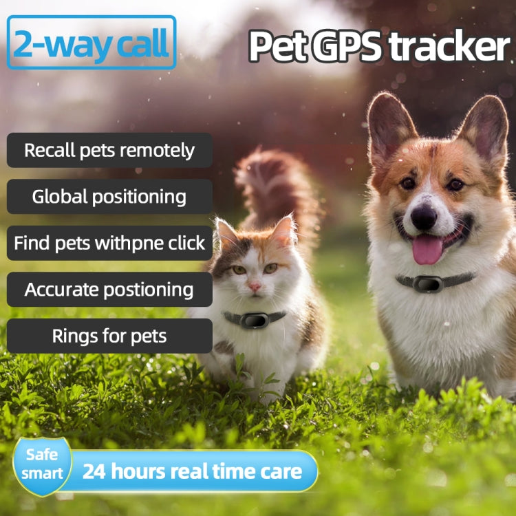 V41 Smart GPS Tracker IP67 Waterproof Pet Anti-loss Positioner, Version:4G Version-B for North & South America(Black)