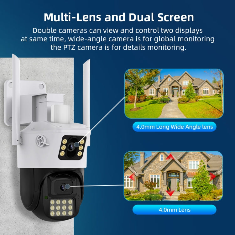 QX86 Motion Tracking Night Vision Smart Camera Supports Voice Intercom, Plug Type:UK Plug(White)