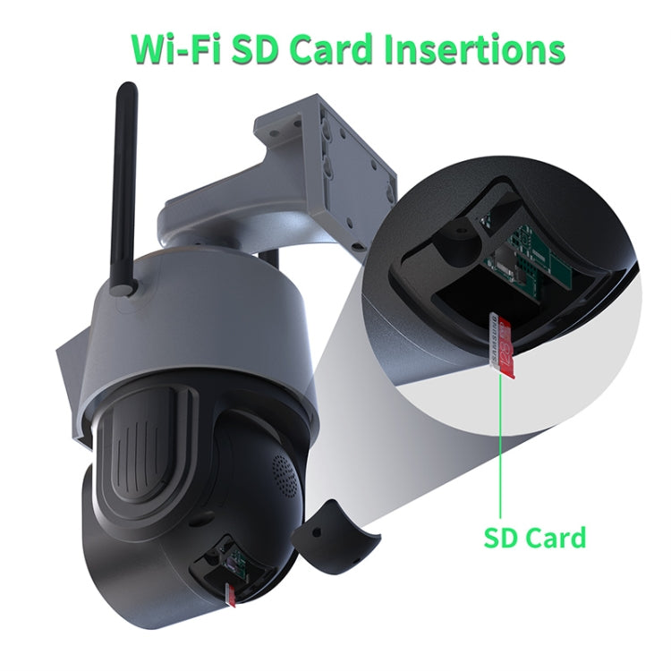 QX109 Dual Lens Smart HD Dome WiFi Camera(US Plug)