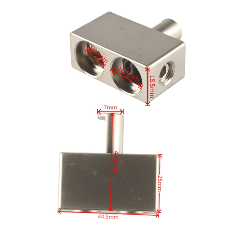 2pcs / Set Car Audio Modification 2 in 1 Wire Power Supply Terminals, A8897