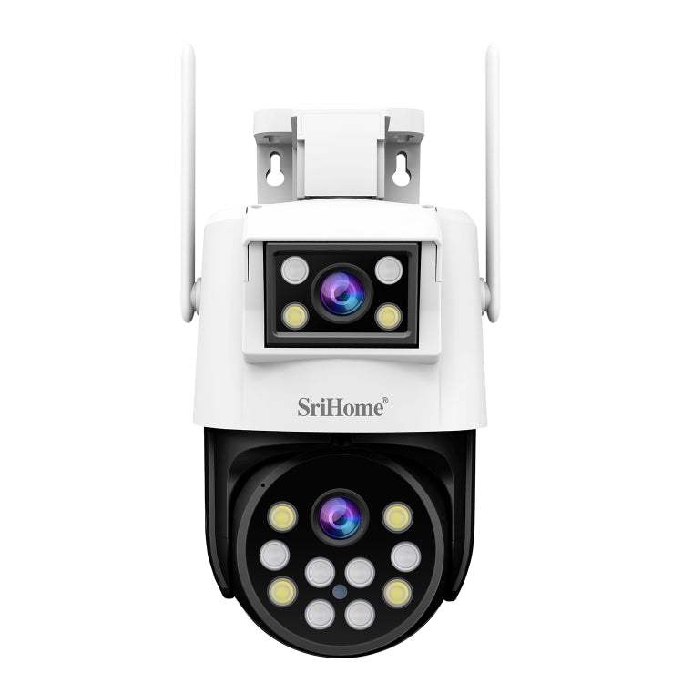 SriHome SH048 2MP + 2MP Humanoid Tracking Smart Night Vision Dual Lens IP Camera(UK Plug)