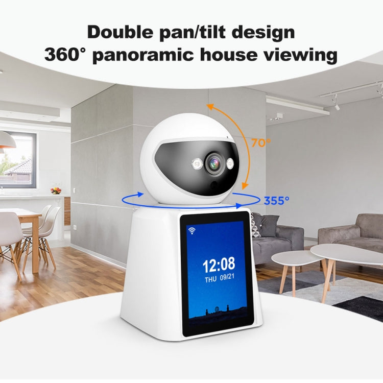 Srihome SH053 4MP 2.8 inch IPS Screen Smart Video Calling IP Camera Baby Monitor(UK Plug)