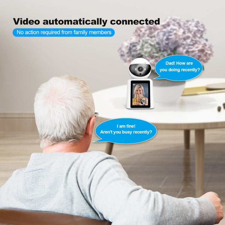 Srihome SH053 4MP 2.8 inch IPS Screen Smart Video Calling IP Camera Baby Monitor(UK Plug)