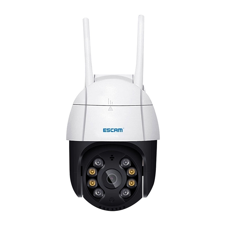 ESCAM QF518 5MP Smart WiFi IP Camera, Support AI Humanoid Detection / Auto Tracking / Dual Light Night Vision / Cloud Storage / Two Way Audio / TF Card, Plug:UK Plug(White)