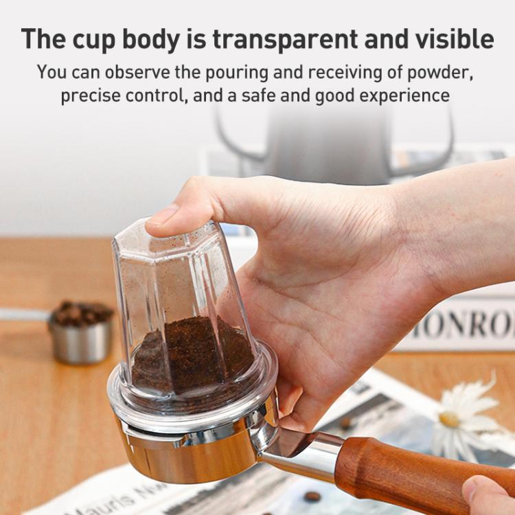 Thickened PC Dosing Cup for Coffee Grinder, 51mm, 58mm