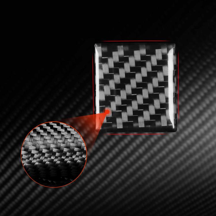 For Tesla Model 3 2019-2022 / Model Y 2019-2024 Carbon Fiber Car Emergency Light Button Decorative Sticker, For Tesla Model 3 2019-2022 / Model Y 2019-2024 Car Emergency Light Button