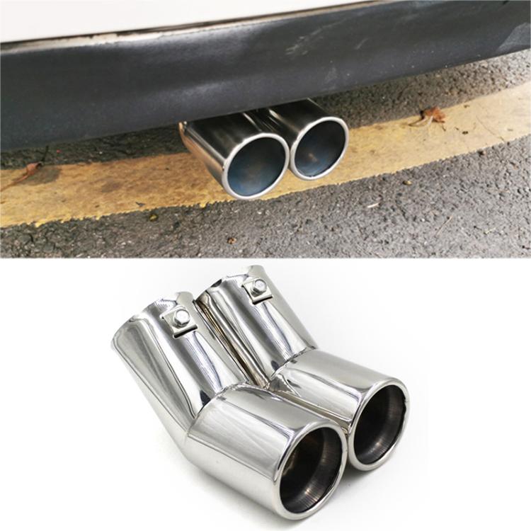 Car Modified Stainless Steel Exhaust Pipe Tail Throat, For Bora 2002-2008