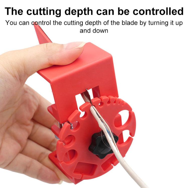 Adjustable Handheld Quick Rubber Wire Stripper