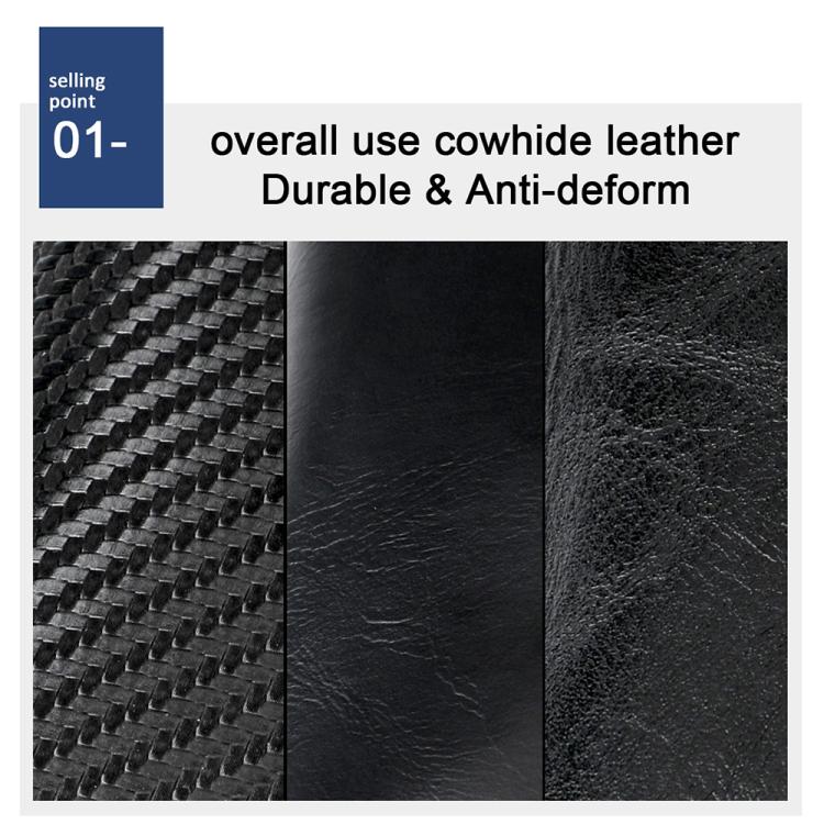 KB251 Oil Wax Texture Double Layer Aluminum Alloy RFID Card Bag