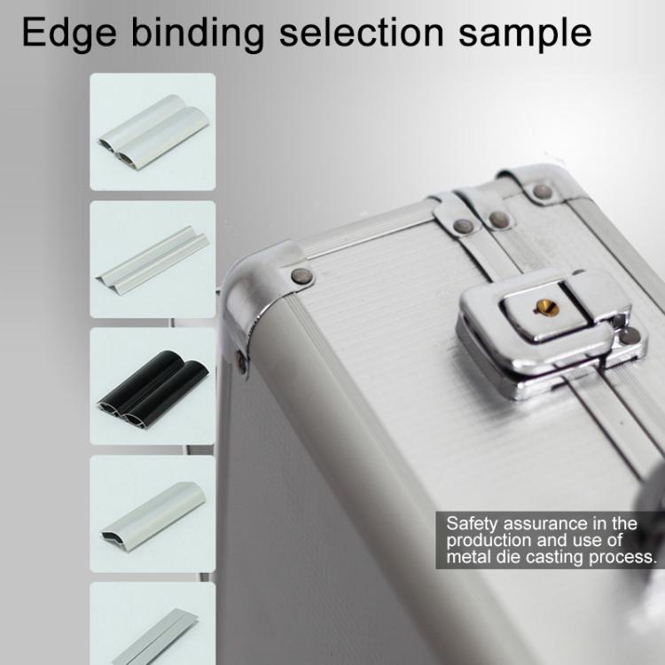 Aluminum Alloy Portable Toolbox with Buckle Lock
