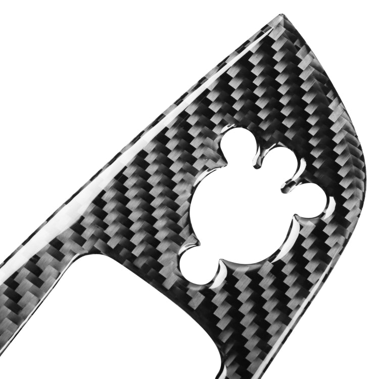 6 in 1 Car Carbon Fiber Window Glass Lifter Panel Decorative Sticker for Audi Q7 2008-2015, Left Drive, Window Glass Lifter, Left Drive