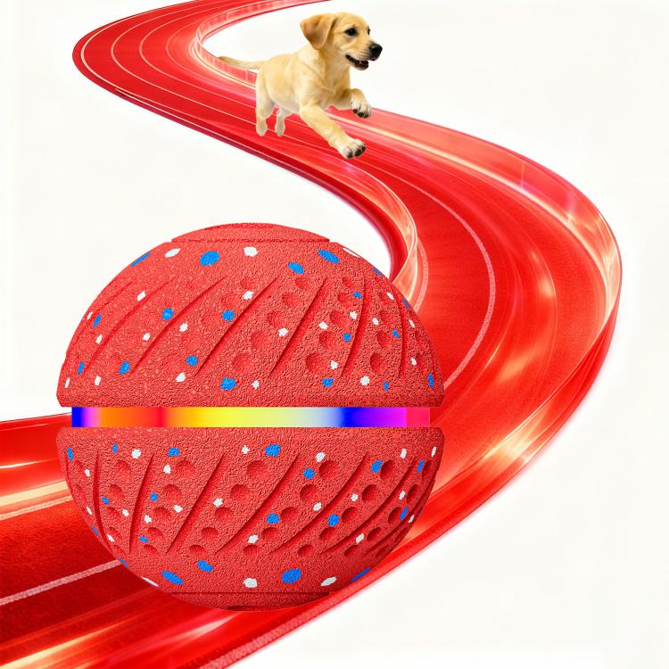 O19 Smart Automatic Pet Toy Ball Dog Training with LED, Diameter 70mm