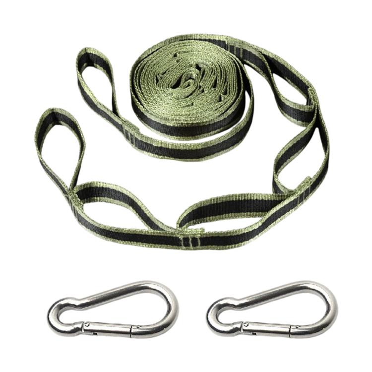 Multi-Purpose Colorful Swing Rope Outdoor Camping Adjustable Loop + Quick Buckle Set 2pcs