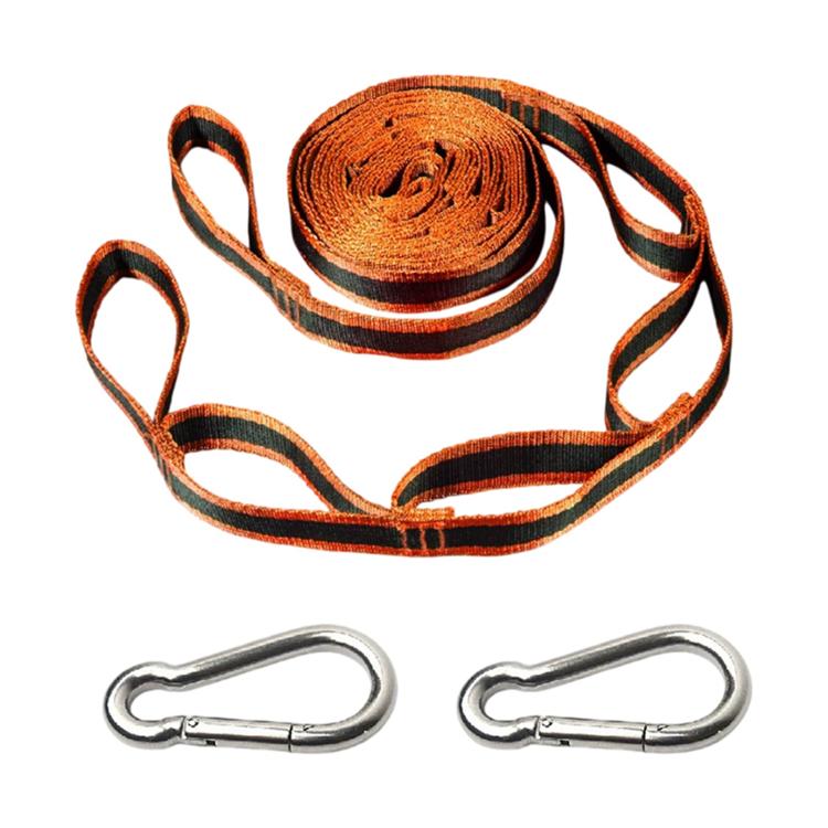 Multi-Purpose Colorful Swing Rope Outdoor Camping Adjustable Loop + Quick Buckle Set 2pcs