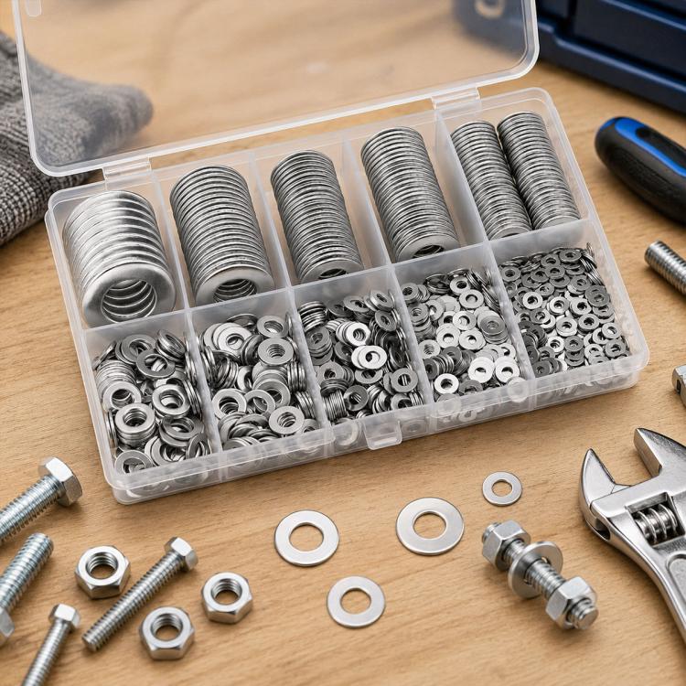 Flat Washer Insulating Round Spacers Suitable for Home use, 80 pcs, 180 pcs, 360 pcs