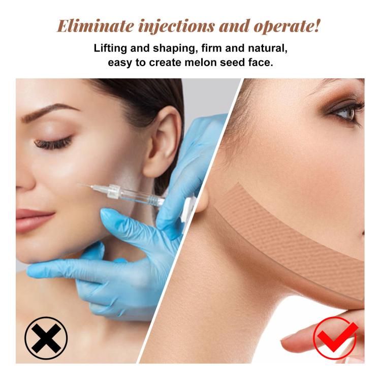 EELHOE Facial Film Breathable Firming Care Patches, Facial Firming Care Patches