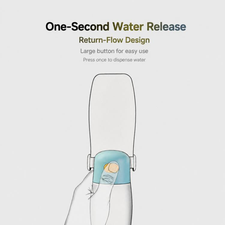 Portable Foldable Leakproof Pet Water Bottle, 250ml, 480ml
