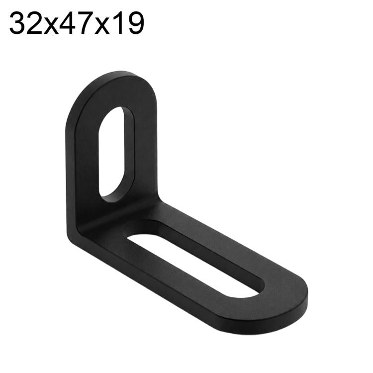 2pcs/Pack Stainless Steel L-Shaped Long Slot Holes Corner Braces Connector, 32x47x19mm, 32x63x19mm, 32x78x19mm, 32x99x19mm, 32x118x19mm