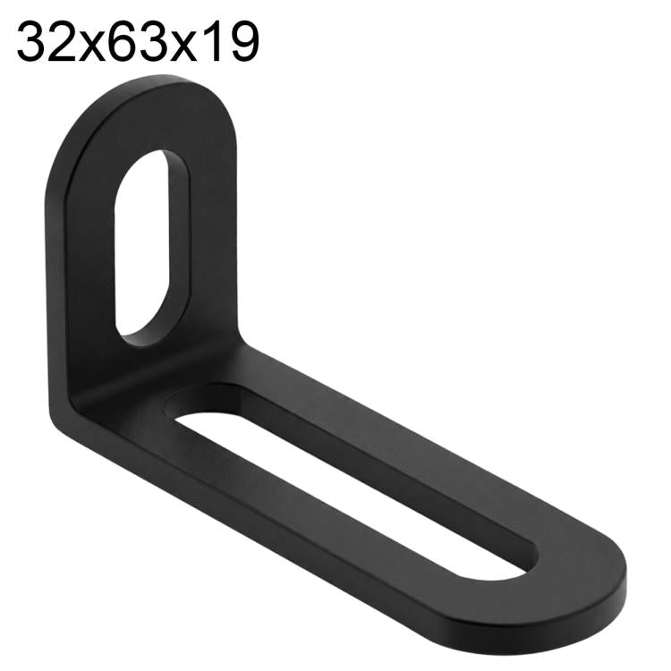 2pcs/Pack Stainless Steel L-Shaped Long Slot Holes Corner Braces Connector, 32x47x19mm, 32x63x19mm, 32x78x19mm, 32x99x19mm, 32x118x19mm