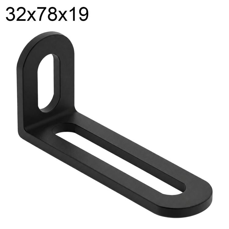 2pcs/Pack Stainless Steel L-Shaped Long Slot Holes Corner Braces Connector, 32x47x19mm, 32x63x19mm, 32x78x19mm, 32x99x19mm, 32x118x19mm