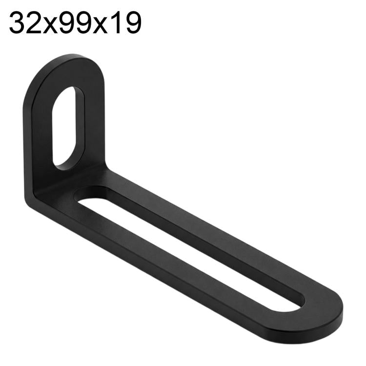 2pcs/Pack Stainless Steel L-Shaped Long Slot Holes Corner Braces Connector, 32x47x19mm, 32x63x19mm, 32x78x19mm, 32x99x19mm, 32x118x19mm