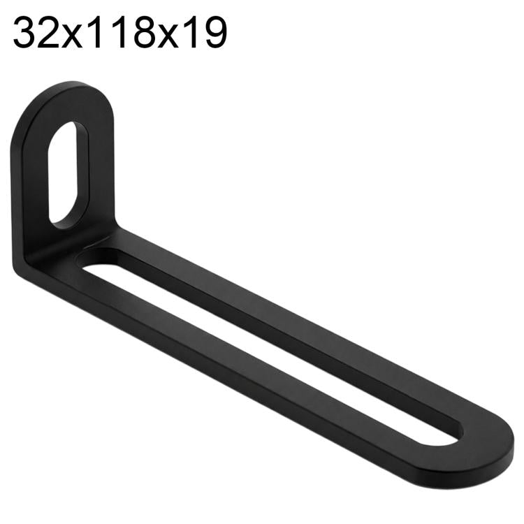 2pcs/Pack Stainless Steel L-Shaped Long Slot Holes Corner Braces Connector, 32x47x19mm, 32x63x19mm, 32x78x19mm, 32x99x19mm, 32x118x19mm
