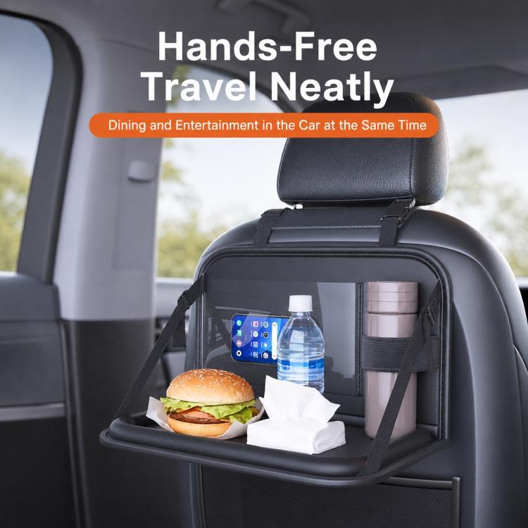 Car Seat Back Storage Rack Multifunctional Car Storage Bag Rear Seat Tray Desk, 40 x 25 cm