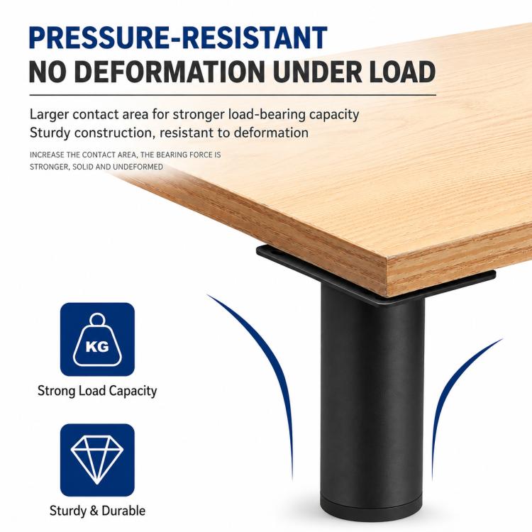 Simple Thickened Furniture Support Legs for Sofas and Coffee Tables, 80mm, 100mm, 120mm, 150mm