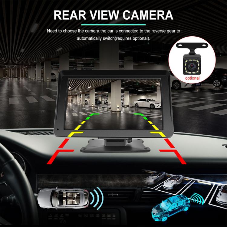 7 inch Center Portable Screen Wireless CarPlay Car Navigation System, Sunshade Cover, Without Sunshade Cover, Incell Screen