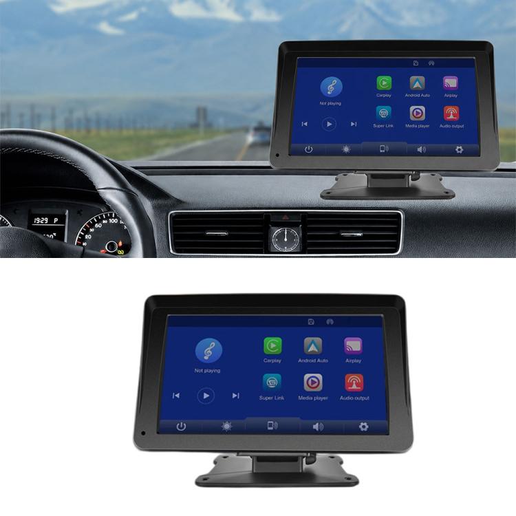 7 inch Center Portable Screen Wireless CarPlay Car Navigation System, Sunshade Cover, Without Sunshade Cover, Incell Screen