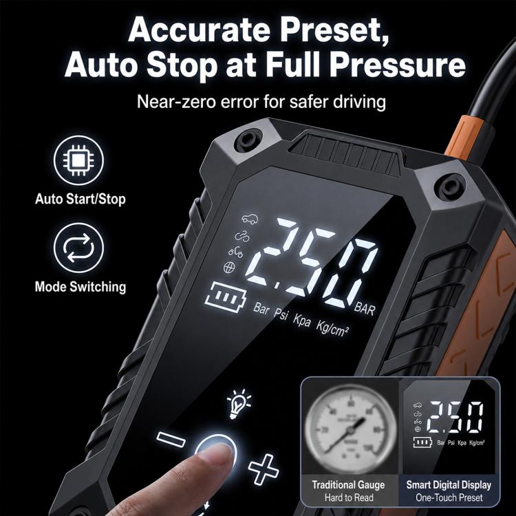 SUITU ZY-003B Car Wireless Tire Inflatable Pump Electric Air Tire Inflator, ZY-003B