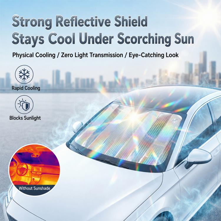 SUITU ST-3966 Car Windshield Laser Heat-insulating and Sunshade, ST-3966
