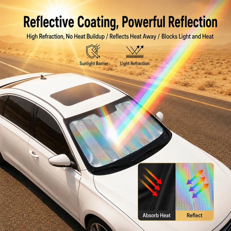 SUITU ST-3966 Car Windshield Laser Heat-insulating and Sunshade, ST-3966
