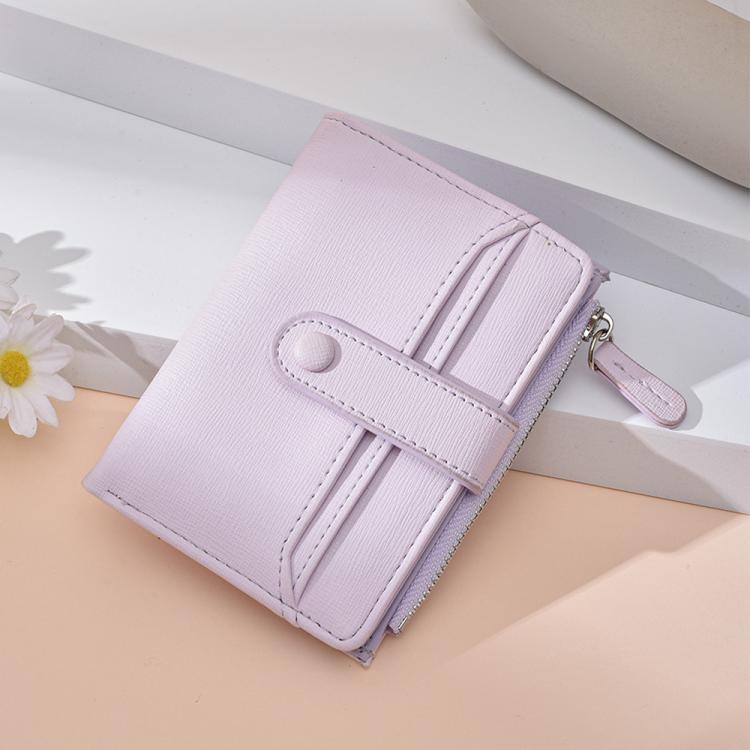 Women Multi-card Slot Short Litchi Texture Coin Card Bag
