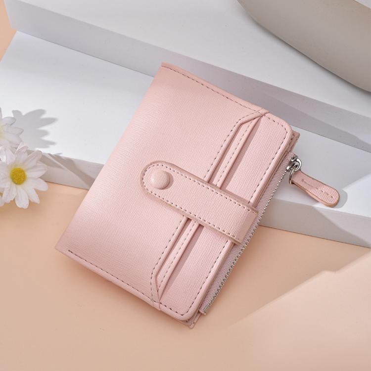 Women Multi-card Slot Short Litchi Texture Coin Card Bag