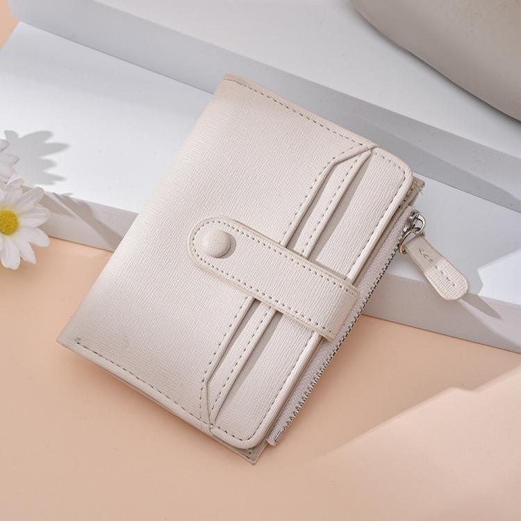 Women Multi-card Slot Short Litchi Texture Coin Card Bag