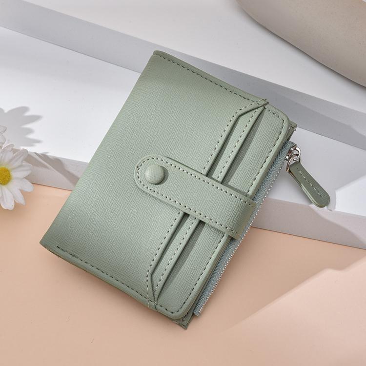Women Multi-card Slot Short Litchi Texture Coin Card Bag