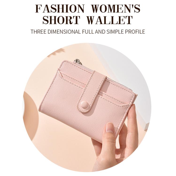 Women Multi-card Slot Short Litchi Texture Coin Card Bag