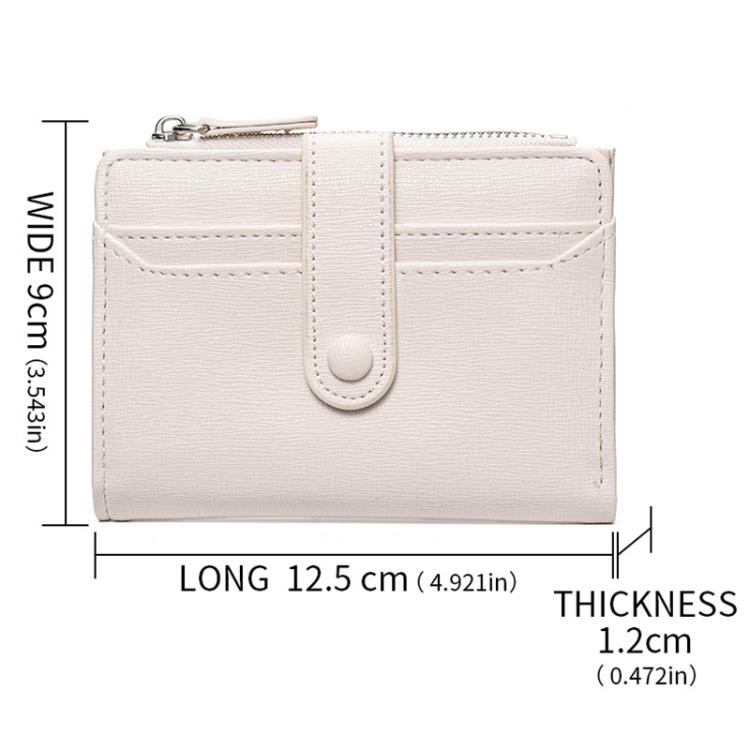 Women Multi-card Slot Short Litchi Texture Coin Card Bag