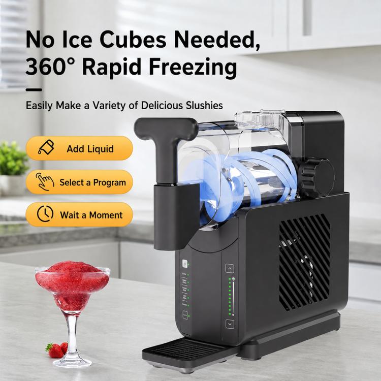 Household Commercial Fast Fully Automatic Shaved Ice Machine, US Plug, UK Plug, EU Plug