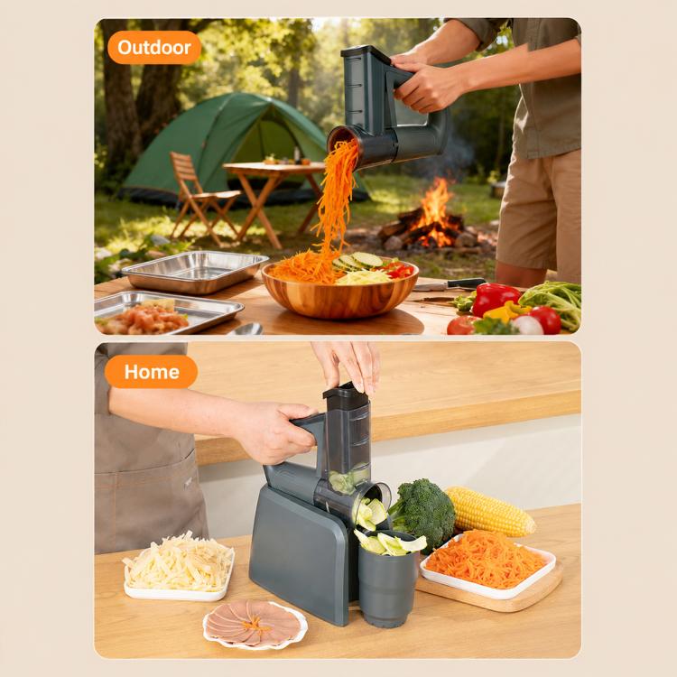 Household Multifunctional Electric Fruit and Vegetable Slicer Cutting Machine, Basic, Digital Display